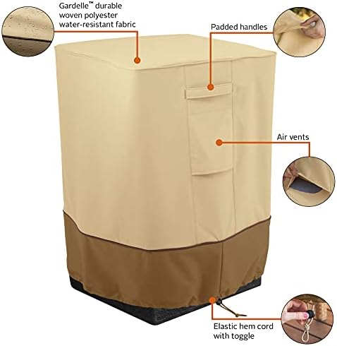 Classic Accessories Veranda Water-Resistant 21 Inch Outdoor Fire Column Cover, Patio Furniture Covers - Image 5