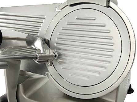 BESWOOD 10" Electric Deli Meat Slicer, Cheese Food Slicer with Premium Chromium-plated Steel Blade, for Commercial and for Home Use 240W, BESWOOD250 - Image 3