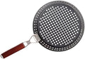 Foldable round Grill Skillet for Kabobs and Sausage, Black Iron Xmas by FELTECHELECTR