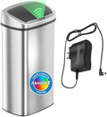 iTouchless 24 Gallon Large Sensor Trash Can with AC Adapter | Odor Filter by Unknown