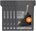 simplehuman Code H 100 Count Odorsorb® Custom Fit Liners, Drawstring Odor Absorbing Trash Bags, One-by-One Mess-Free Dispense, Extra Thick & Double Seamed, 50% PCR Plastic, 30-35 Liter / 8-9 Gallon by Unknown