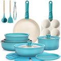 GiPP 21PCS Pots and Pans Set Nonstick Cookware Set with Detachable Handle by GiPP