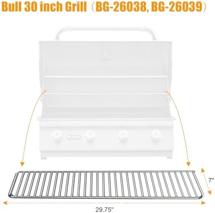 Warming Rack for Bull 30" Grills or Other 30" Grill, 47004 Warming Rack - Image 2