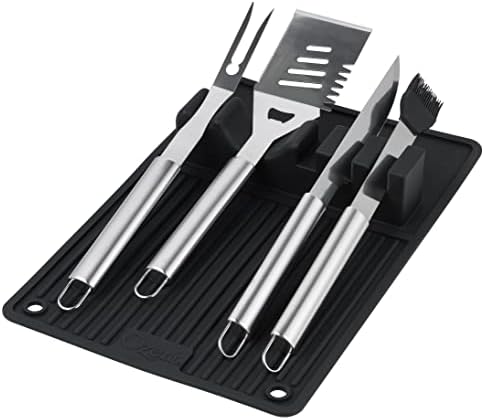Ozeri Grill Mat & Countertop Shield with Drip Pad for BBQ & Griddle Tools - Image 4