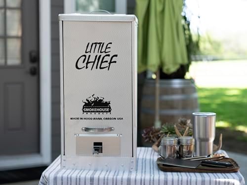 Smokehouse Little Chief Electric Smoker - Low to Mid Temperature Smoker for Fish, Jerky, Cheese, Sausage & Other meats, Smoke Up to 25 Pounds of Meat & Fish - Image 2