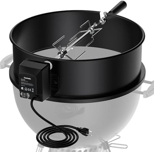 Skyflame Charkettle Rotisserie Ring Kit, Black Coated Steel by Skyflame