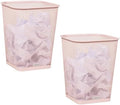 Mind Reader Mesh Trash Can, Pink, 5 Gallon, Set of 2 by MindReader