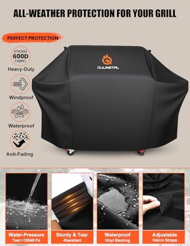 QuliMetal 72 inch Heavy Duty Grill Cover for Outdoor Grill - Image 3