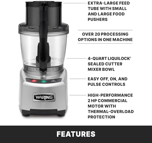 Waring Food Processor with 4-Quart Capacity - Image 5