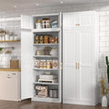 86" Metal Pantry Cabinet,Kitchen Storage Cabinet with Shelves by SteelLifeNeatlyOrganized