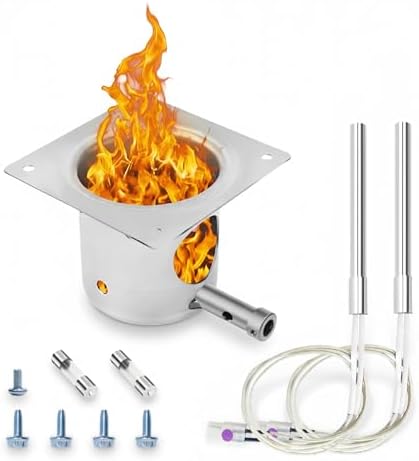 Canamx Fire Burn Pot and Hot Rod Ignitors Kit for Traeger by Canamax