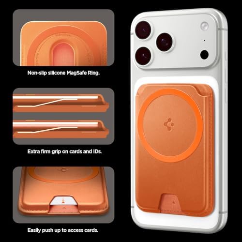 Spigen for MagSafe Wallet, Holds 3 Cards, Strong Magnet, Valentinus MagFit+ - Image 7