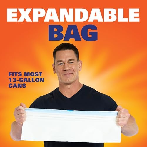 Hefty Ultra Strong 13 Gal Kitchen Trash Bags, White, Fabuloso Citrus, 80ct - Image 6