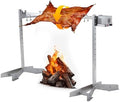 Stainless Steel Rotisserie Grill Kit – 132LB Capacity, 50W Motor, Adjustable 46" Spit – Charcoal BBQ Roaster for Pig, Lamb, Chicken – Outdoor Electric Roaster for Backyard & Camping – by Unknown
