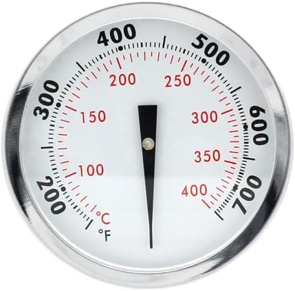 BBQ Future 67088 Grill Thermometer Replacement for Weber Genesis 300 and Summit Series Grills, Thermometer Gauge for Weber Genesis E/S-310, E/S-330, Temperature Center Mount 2-3/8" Diameter by BBQFuture