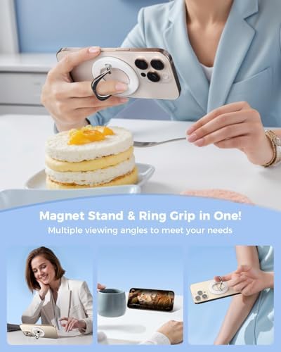 SUPERONE MagSafe Phone Grip, Magnetic Phone Ring Holder & Adjustable Stand - Image 6
