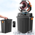 40000mAh Misting Fans for Outside, 15L Large Tank Portable Misting Fan, Battery Powered Outdoor Mister Fan with Remote & LED Light, Wide 270° Coverage for Camping Patio Backyard by Etholzonmistingfan