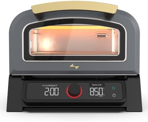 Current® Model P+ Smart Electric Pizza Oven, 12-Inch, Slate by Current