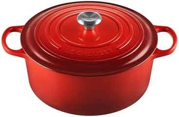Le Creuset Enameled Cast Iron Round Dutch Oven, 9 qt., Cerise by Unknown