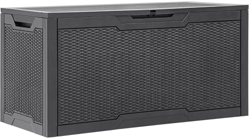 YITAHOME 100 Gallon Resin Deck Box by YITAHOME