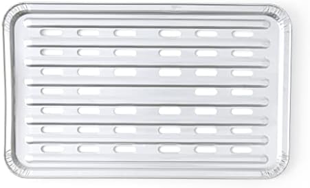 Kingsford® Heavy Duty Aluminum Grilling Foil Liners, 4ct | 14.75” x 9” Foil Grill Liners for Grilling, Cooking, and Steaming Extra Tough Grilling Accessories (Pack of 2) - Image 2