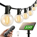 addlon 25FT 13LED Solar String Lights Outdoor Waterproof with Remote, USB by addlon