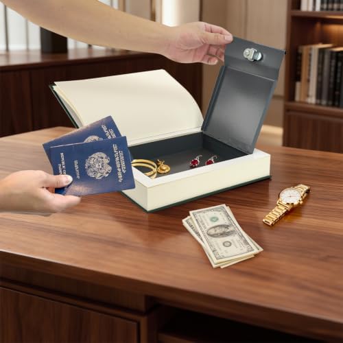 Large Decorative Book Safe with Key Lock - Image 5