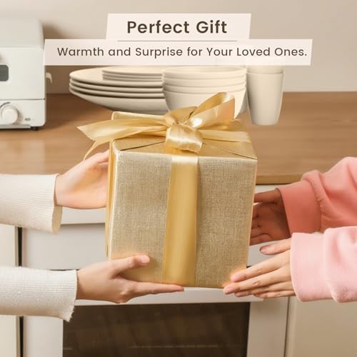 Homienly Premium Wheat Straw Dinnerware Sets, Lightweight & Unbreakable Plates and Bowls Sets,Cups,Service for 4,Dishwasher and Microwave Safe 16 PCS Dish Sets for Home，Camping- Beige - Image 7