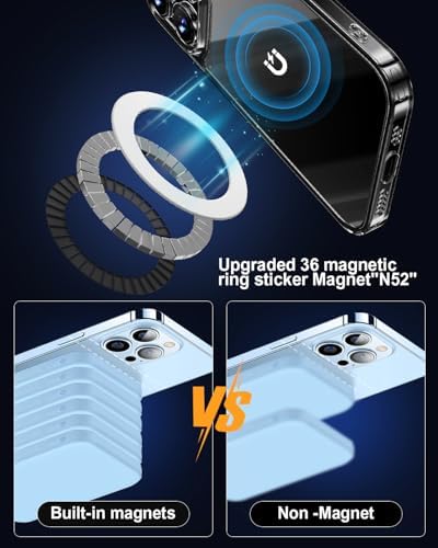 Magnetic Adapter Rings,Compatible with Kindle Pop Socket Magnetic,for Magsafe Accessories & Wireless Charging for iPhone 17/Air/16/15/14/13/12 Mini Plus Pro Max/Pixel 8/ S24 Ultra/ S23 - Image 3