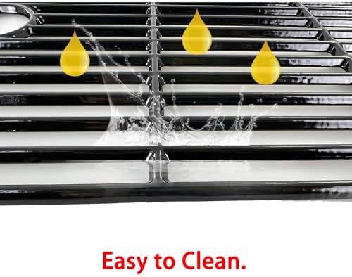 Parts DC104 17inch Grill Grates for Nexgrill 4 Burner 720-0830H 720-0783E, 5 Burner 720-0888N 720-0888 720-0697, Charbroil 4 Burner 463241113 463449914, Kenmore 720-0670A Grids - Image 5