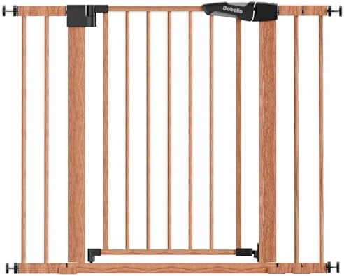 Babelio 26-40 in Pressure Mounted Baby Gate for Stairs, PressGuard Dog Gate by BABELIO