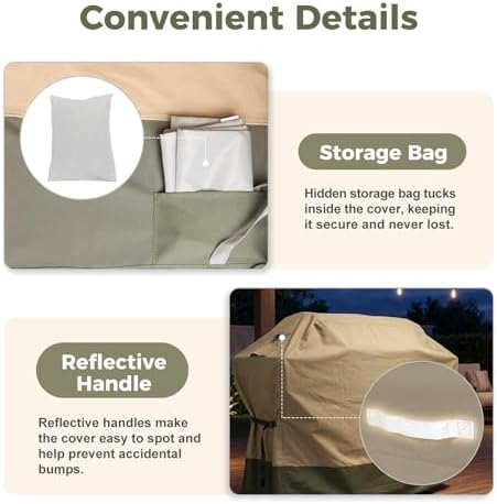 BBQ 3-6 Burners Gas Grill Cover 65 Inch - Image 5