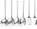 Evanda Kitchen Utensils Set 6pcs, Stainless Steel Cooking Utensils Set, Heavy Duty Kitchen Tools Spatulas Set, Home Essentials Kitchen Gadgets Accessories by Evanda