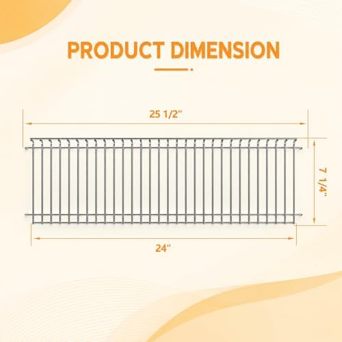 Warming Rack for Monument 4-Burner–Stainless Steel Grill Replacement Parts - Image 2