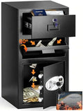 5.8 Cuft Large Drop Safe for Business with drawer, Anti-Theft Safe for Cash by HOMESAFE