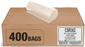 Aluf Plastics 20-30 Gallon 1.5 MIL (eq) Clear Heavy Duty Garbage Bags - 30" x 36" - Pack of 400 - for Industrial, Recycling, Storage, & Outdoor by AlufPlastics