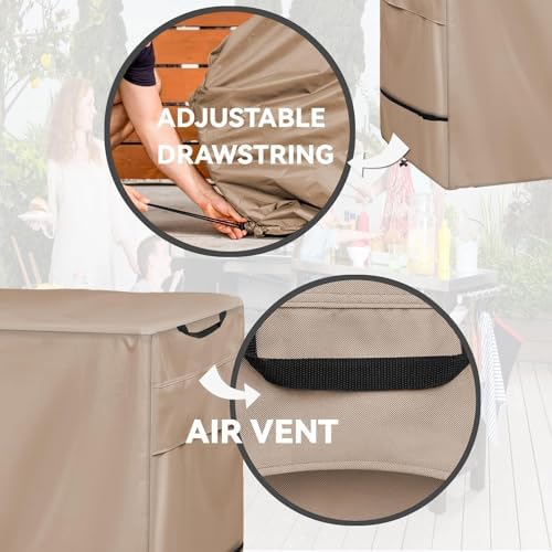 Outdoor Prep Table Cover for Outdoor Stainless Steel Table Khaki - Image 4