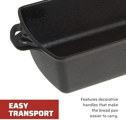 Camp Chef Home Seasoned Cast Iron Bread Pan - Image 5