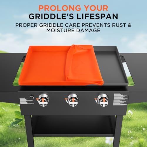 Silicone Griddle Mat Cover for Blackstone - 28XL Inch True All-Encompassing Coverage Heavy Duty Food Grade Grill Buddy Mat, All Season Cooking Surface Protective Cover - Image 7