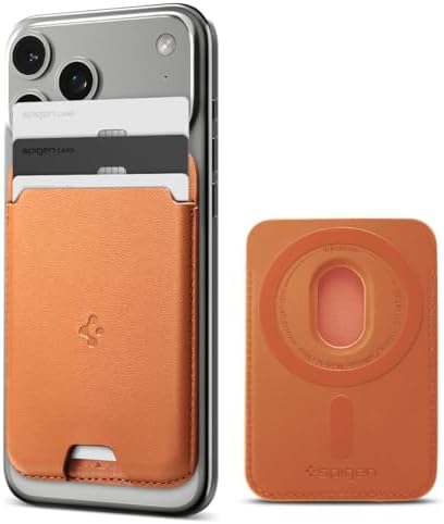 Spigen for MagSafe Wallet, Holds 3 Cards, Strong Magnet, Valentinus MagFit by Spigen