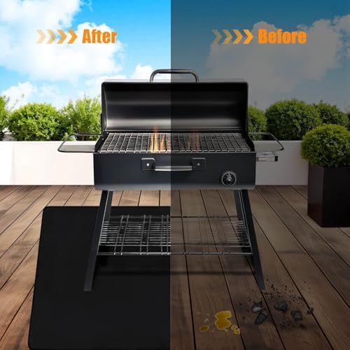 THMINS 90x48 Inches Extra Large Under Grill Mat for Outdoor BBQ - Image 3