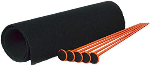 Gun Storage Solutions Rifle Rods Starter Kit with Shelf Liner Gun Organizer System Store More Guns Easy Access for Safety with Nylon Woven Loop Fabric by GunStorageSolutions