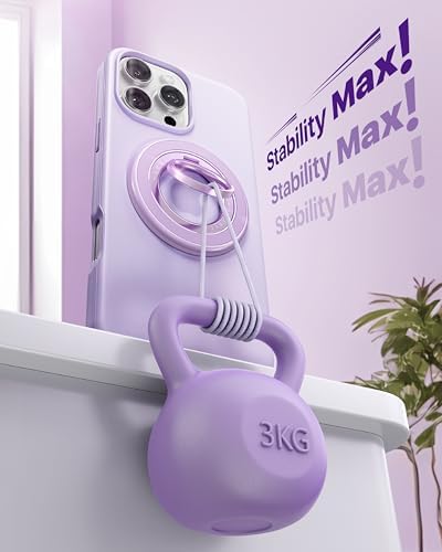 andobil 2026 3rd Gen Stability Magnetic Phone Ring Grip for MagSafe, Purple - Image 2