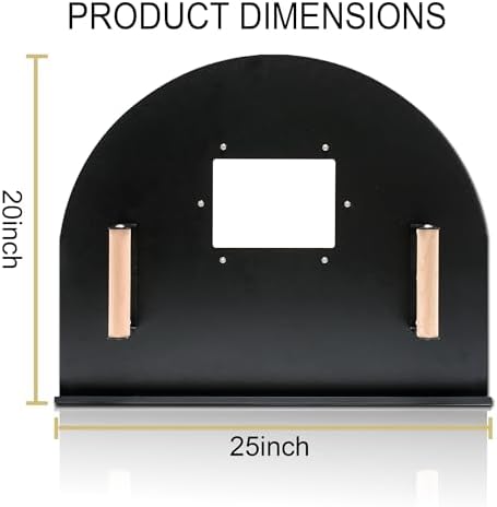 25x20 Inch Pizza Oven Door, Heavy Duty Metal Brick Oven Door - Image 2