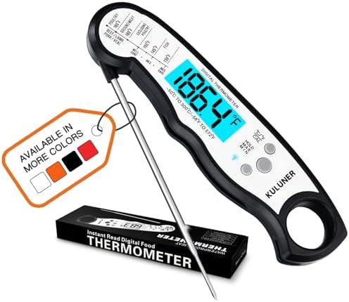 KULUNER Digital Instant Read Meat Thermometer for Cooking, Food,Grill by KULUNkitchentoolstheperfectcookingexpert