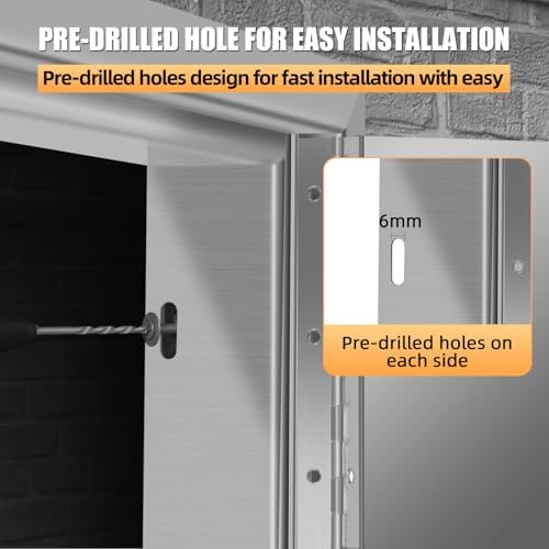 Outdoor Kitchen Doors 17W x 24H Inch Horizontal Handle Right Open Single BBQ Access Door, 304 Stainless Steel for Outdoor Kitchen Cabinet Grill Station or BBQ Island - Image 6