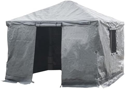 SOJAG Winter Accessories for Gazebos, 10 x 16 ft Gazebo Cover, Gray by Sojag