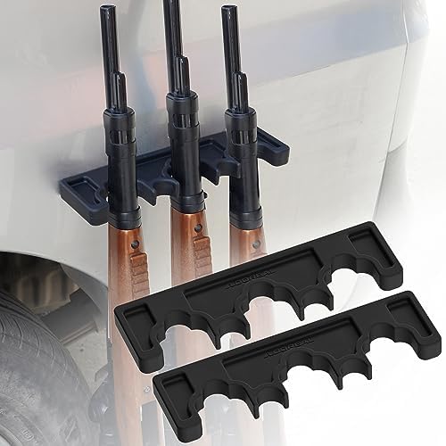 Adoreal Magnetic Rifle Rack, Durable Rubber Gun Rack for Gun Storage, Magnetic Gun Holder in Gun Cabinet, Shotgun Rifle Barrel Rest Gun Safe Organizer Indoor Gun Racks by Adoreal