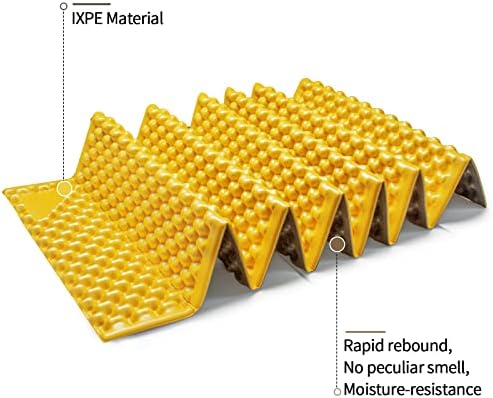 Foam Camping Pads for Hiking, Ultralight Closed Cell Mattress, Waterproof Soft Mat for Adults, Wide Picnic Yoga Mats, Folding Sleeping Pad for Outdoor Backpacking - Image 6