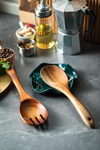Miamolo Ceramic Spoon Rest for Kitchen Counter, Coffee Bar, Dishwasher Safe - Image 4